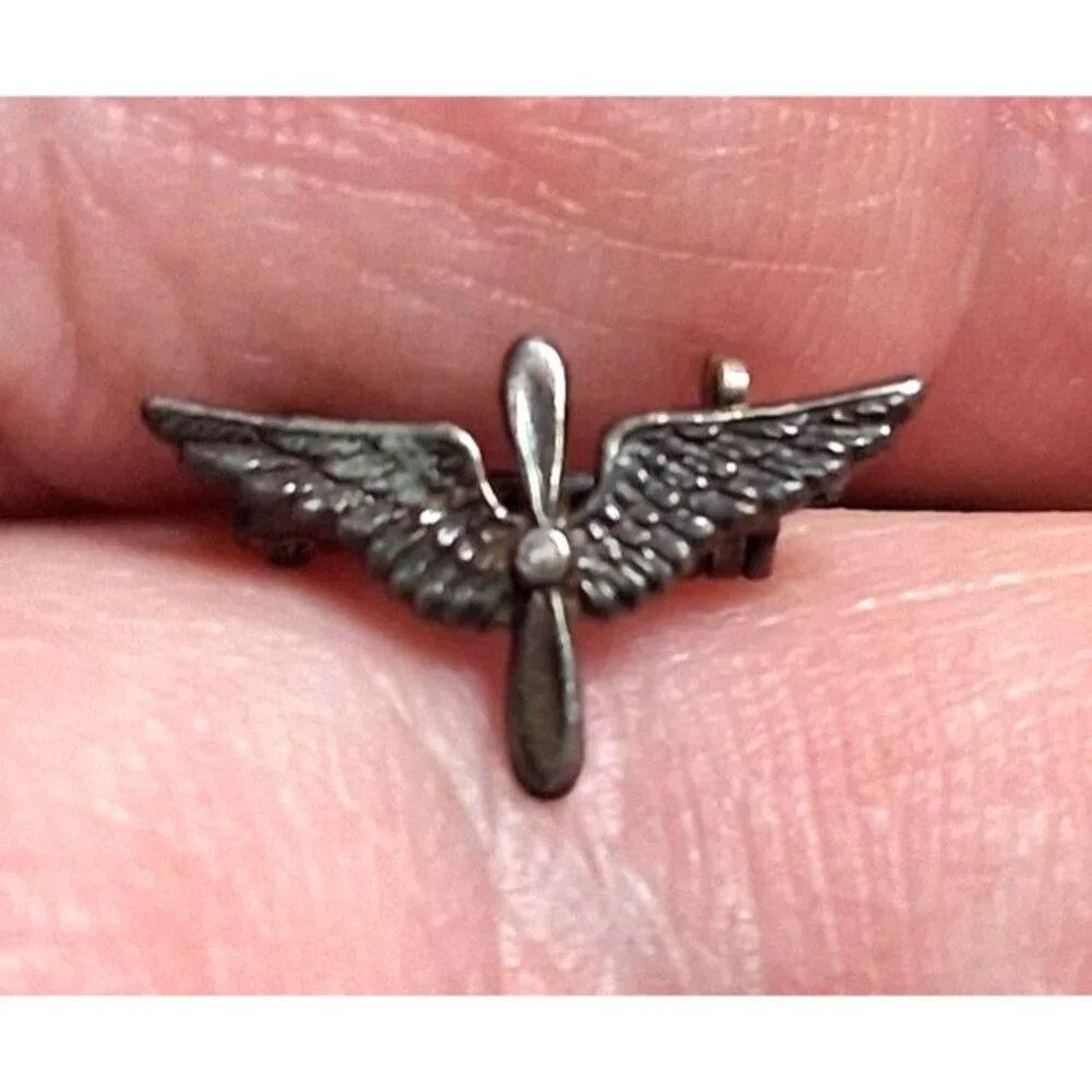 Sterling US Air Force Pin Prop and Wings Tiny